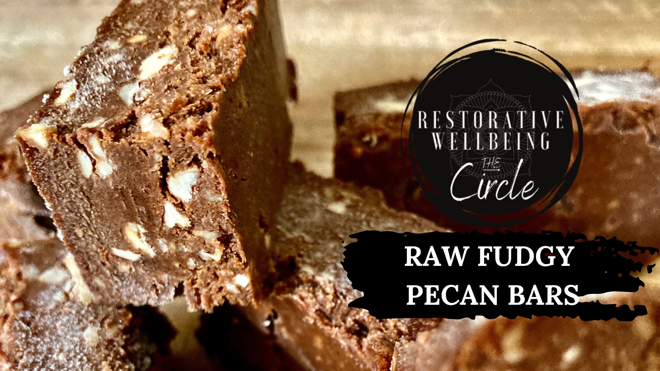 Raw Fudgy Pecan Bars Recipe
